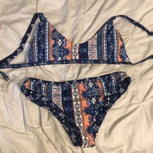 Romwe adjustable clasp bikini